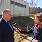 Jan Nechvátal, předseda představenstva a generální ředitel společnosti ČEZ Teplárenská odpovídá na dotazy novinářů